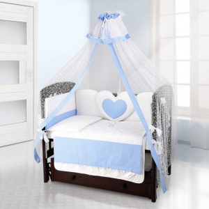      Beatrice Bambini Cuore Puntini Bianco Blu - 