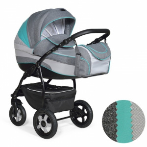    2--1 Indigo Indigo 18 S Plus 14 Sp 05 dark grey-light grey- turquoise - 