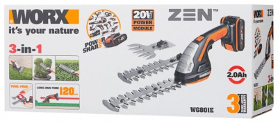 ���� ������ �������� �������������� WORX WG801E, 20� ��������-�������� ������������