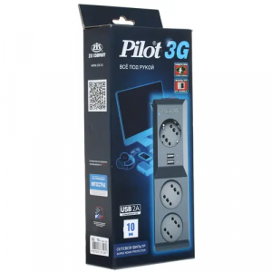 ���� ������ ������� ������ Pilot 3G 10� (3 �������) black ��������-�������� ������������