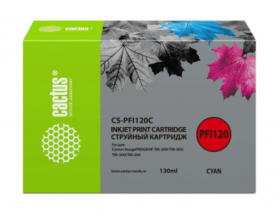 ���� ������ �������� �������� Cactus CS-PFI120C ������� ��� Canon imagePrograf TM-200, TM-205, TM-300, TM-305 ��������-�������� ������������