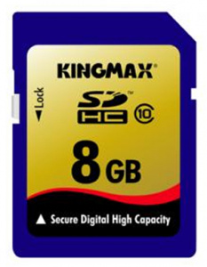 ���� ������ ����� ������ Kingmax SDHC 8Gb ��������-�������� ������������