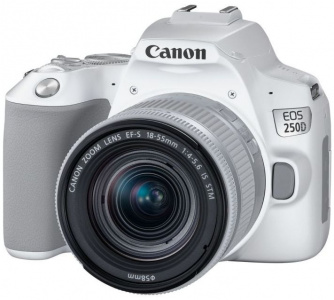     Canon EOS 250D Kit (EF-S 18-55mm IS STM), White - 