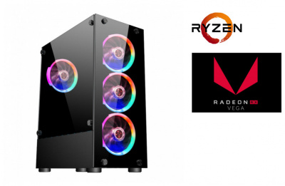 ��������� ���� TopComp AK 121970866 AMD Ryzen 3 3200G/A520/16/HDD 1000/SSD 120 AMD Radeon RX Vega 8 SMA/��� ��