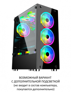 ��������� ���� TopComp AK 121970652 Intel Core i5 12600KF/H610/16/SSD 1000/NVIDIA GeForce RTX 3050 8gb/��� ��/black