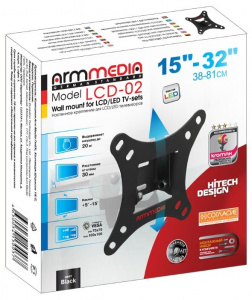   Arm Media LCD-02 15-32", black