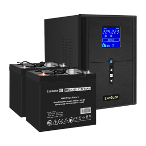 ���� ������ ��� ExeGate EX295989RUS + ������� 55A� EX285667RUS 2�� SineTower SZ-2000.LCD.AVR.3SH.1C13.U ��������-�������� ������������