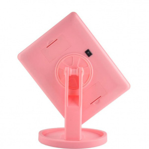   Large LED Mirror, pink