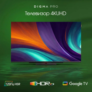 ��-��������� Digma Pro 55C UHD Google TV Frameless
