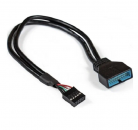  ExeGate EX-CC-U3U2-0.3 USB 2.0-USB 3.0 black