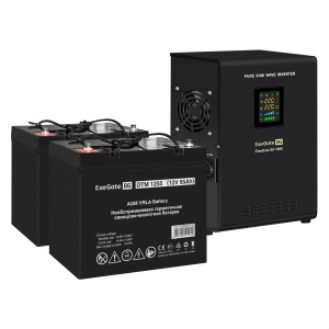 ���� ������ ��� ExeGate EX295997RUS + ������� 55A� EX285667RUS FineSine SX-1000.LCD.AVR.2SH ��������-�������� ������������