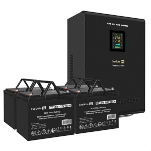 ���� ������ ��� ExeGate EX296003RUS + ������� 75A� EX282983RUS 4�� FineSine SX-3000.LCD.AVR.2SH.T ��������-�������� ������������