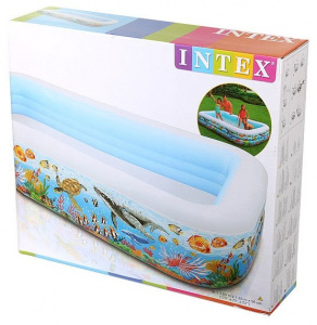 ���� ������ ������� �������� Intex Swim Center 58485 Tropical Reef (305�183�56 ��) ��������-�������� ������������