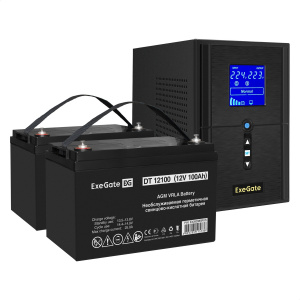 ���� ������ �������� ��� ExeGate EX295987RUS + ������� 100A� EX282985RUS 2�� SineTower SZ-1000.LCD.AVR.2SH.1C13. ��������-�������� ������������