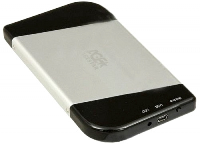 Фото товара Корпус для жесткого диска AgeStar SUB2A7 black/silver интернет-магазина ТопКомпьютер
