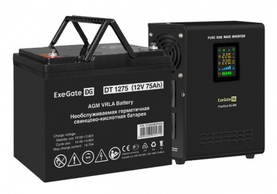 ���� ������ ��� ExeGate FineSine SX-800.LCD.AVR.2SH EX295996RUS + ������� 75A� EX282983RUS ��������-�������� ������������