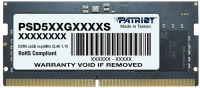   DDR5 8Gb 4800MHz Patriot PSD58G480041S RTL PC5-38400 CL40 SO-DIMM 260-pin