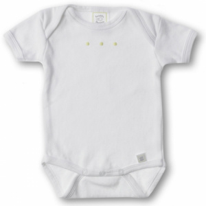       SwaddleDesigns (0-3 ), White w/KW Dots - 