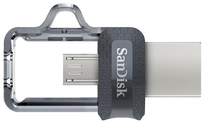    SanDisk Ultra Dual Drive m3.0 16GB, Grey - 