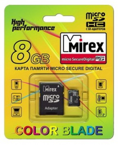     Mirex microSDHC Class 4 8GB - 