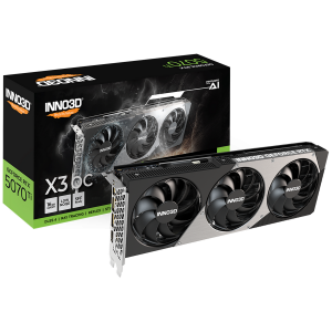 ���������� INNO3D RTX5070Ti X3 OC 16GB GDDR7 256bit (N507T3-16D7X-176068N) ������