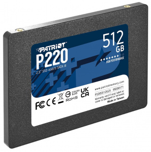SSD- Patriot Memory 512Gb SATA III P220S512G25