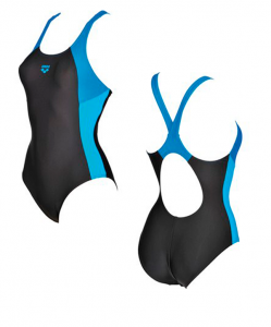    Arena Ren One Piece Black Pix Blue Turquoise, 000989 508 (38) - 