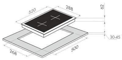 ������������ �������� ����������� MAUNFELD EVI.292-WH
