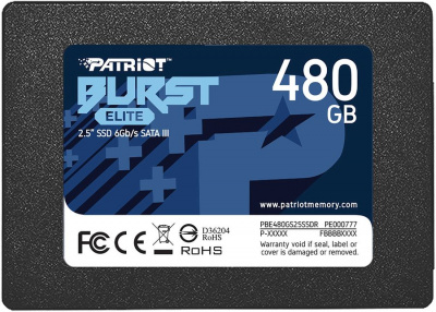 SSD- PATRIOT 480GB PBE480GS25SSDR
