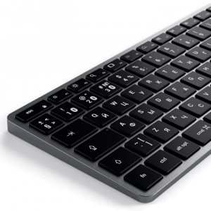 ���� ������ ���������� Satechi Slim X1 Bluetooth Backlit Keyboard, Bluetooth, grey ��������-�������� ������������