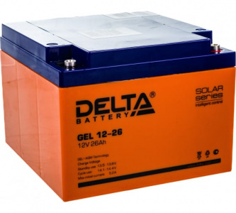 ���� ������ �������������� ������� Delta GEL 12-26 (12V, 26Ah) ��������-�������� ������������
