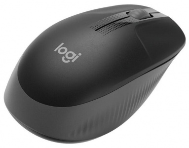   Logitech M190 Wireless Mouse, Black - 