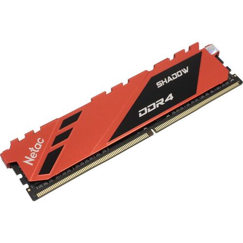 Оперативная память Netac Shadow DDR4 8192Mb (Ntsdd4p32sp-08r) Red DDR4 ...