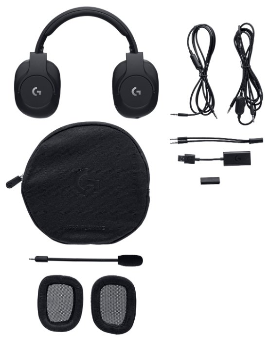 Logitech G PRO Gaming Headset Black 20 20000 32 100 10000 2 USB 2 x mini jack 3.5 mm