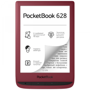   PocketBook 628 Ruby Red
