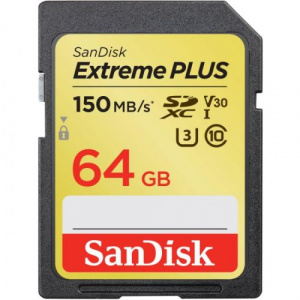     SanDisk Extreme Plus SDSDXW6-064G-GNCIN 64Gb - 