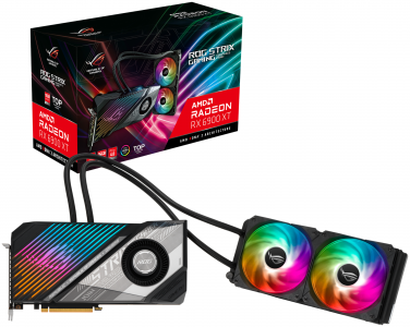  Asus PCI-E 4.0 (ROG-STRIX-LC-RX6900XT-T16G-GAMING) 16384Mb