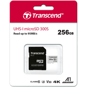     Transcend 256Gb (TS256GUSD300S-A) A1, TLC - 