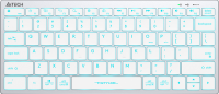  A4Tech Fstyler FX61 USB slim Multimedia LED, White/blue
