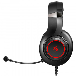 ���� ������ �������� A4Tech Bloody G220 AUX3.5-4PIN + USB 2� black ��������-�������� ������������