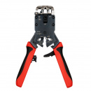   Hyperline HT-3008AR  RJ-45/RJ-12/RJ-11 black/red