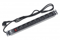   Cabeus PDU-8P-2EU  19" , 8 , 16 A, ,  2, 