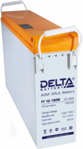 ���� ������ �������������� ������� Delta FT 12-180 M, 12V / 180Ah, �����/��������� ��������-�������� ������������
