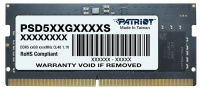   Patriot DDR5 16Gb 4800MHz PC5-38400 CL40 SO-DIMM PSD516G480081S