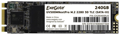 SSD- ExeGate SSD M.2 240GB Next Pro Series EX280465RUS