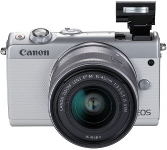     Canon EOS M100 Kit (15-45 IS STM) WiFi white/silver - 