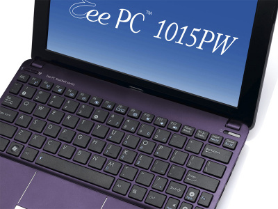  ASUS Eee PC 1015PW (Atom N570 1660 Mhz/10.1"/1024x600/2048Mb/320Gb/DVD /Wi-Fi/Bluetooth/Win 7 Starter)