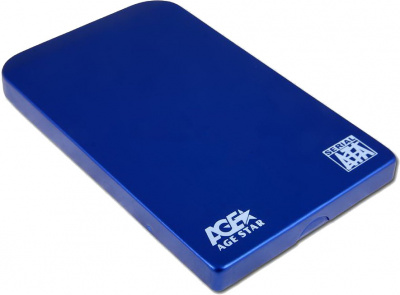       AgeStar SUB2O1, miniUSB 2.0, 2.5'', Blue - 