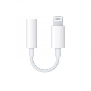  Apple Lightning to 3.5 mm Headphone Jack Adapter (MMX62ZM/A)