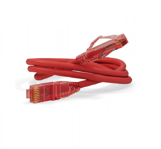 - Hyperline PC-LPM-UTP-RJ45-RJ45-C5e-3M-LSZH-RD U/UTP, Cat.5, LSZH, 3 , red